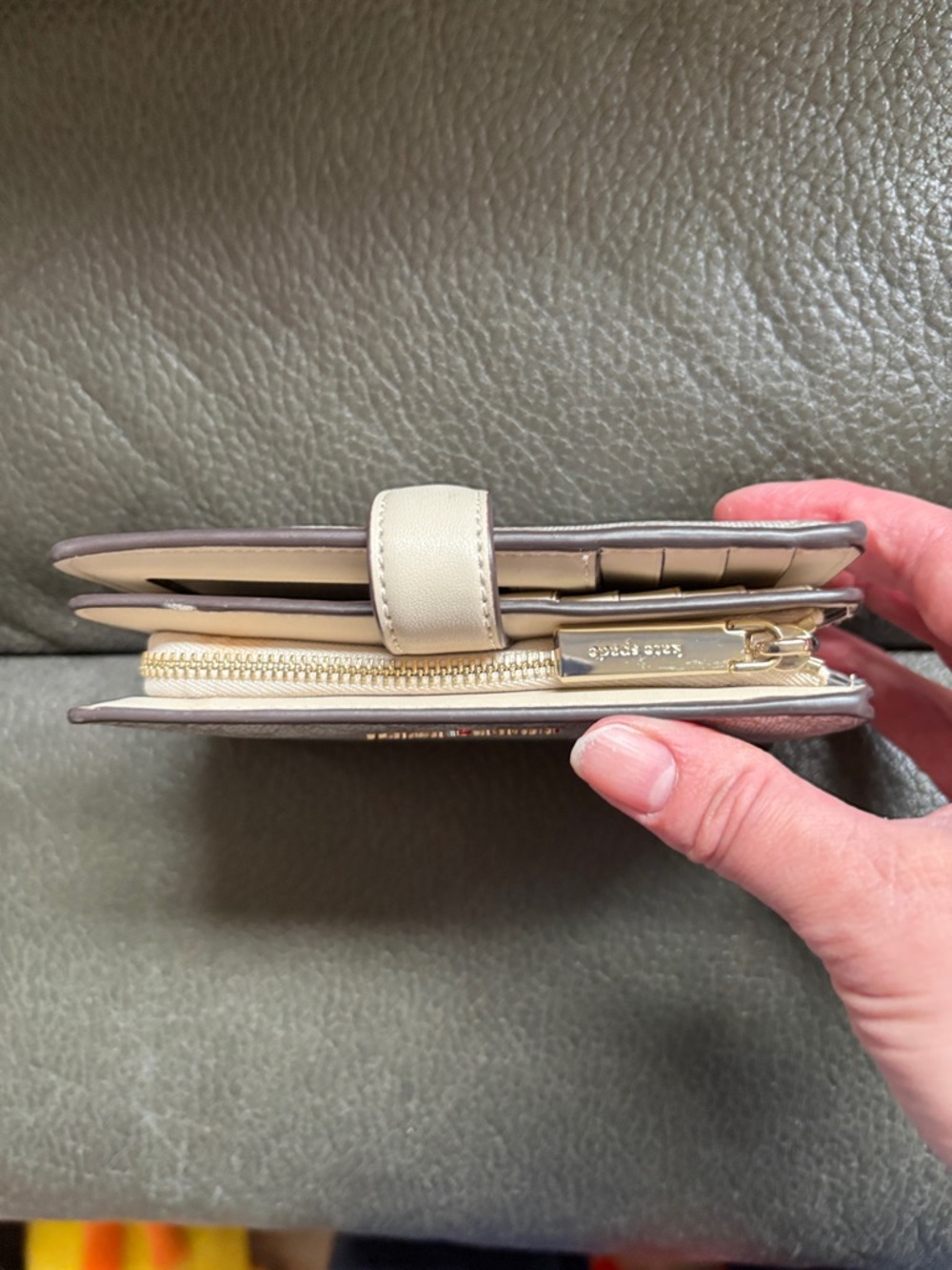 Kate spade signature floral beige multi wallet - Picture 5 of 8